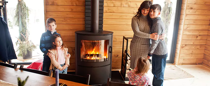 Morso Cast Iron Fireplace Insert Installation in Glen Avon, California