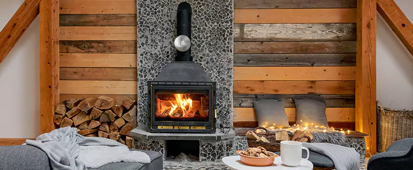 Thelin Hearth Products Direct Vent Gas Stove Fireplace Inspection in Glen Avon, California
